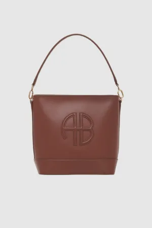 Anine Bing Lili Bucket Bag in Cognac