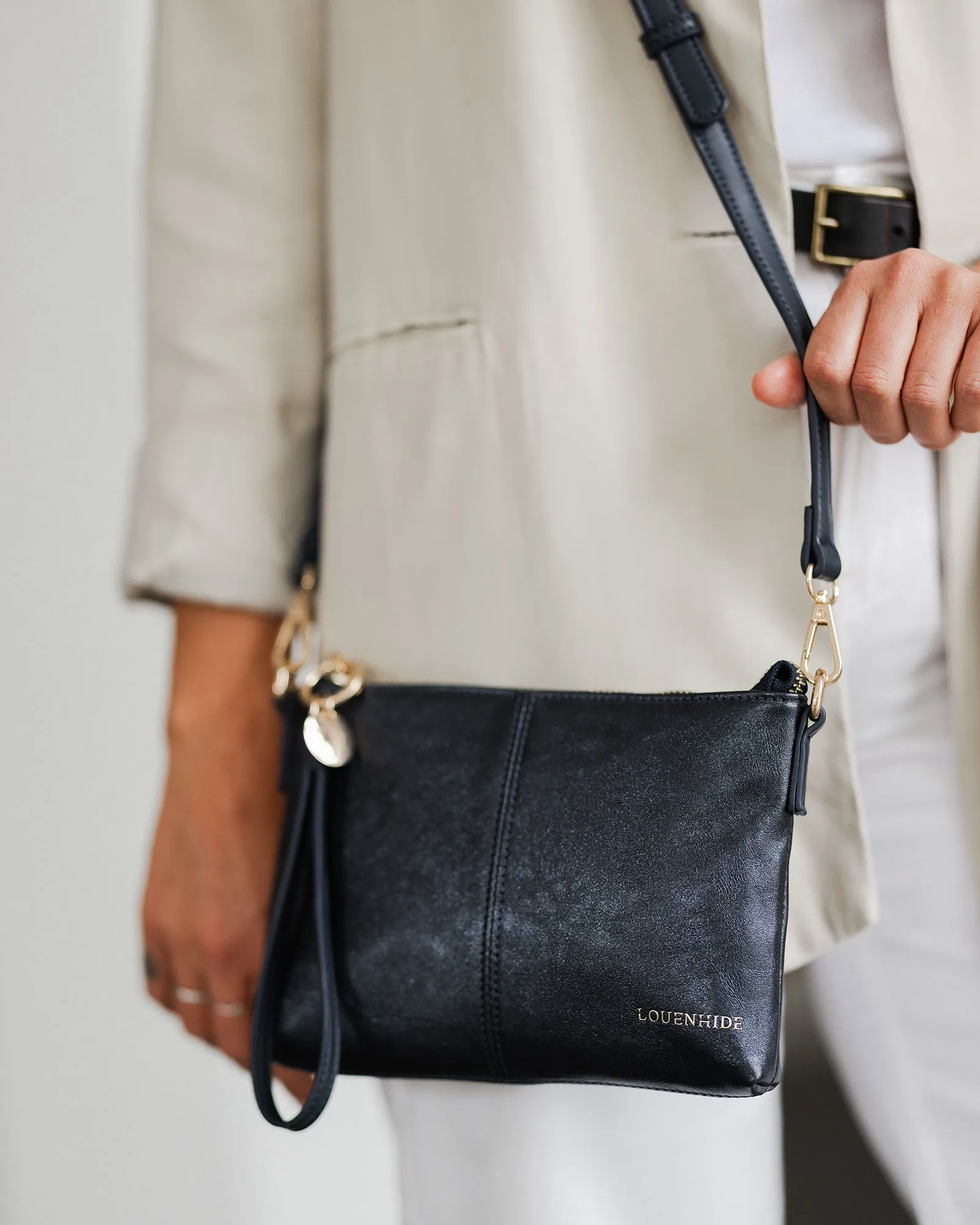 BABY SOPHIE CROSSBODY BAG METALLIC NAVY