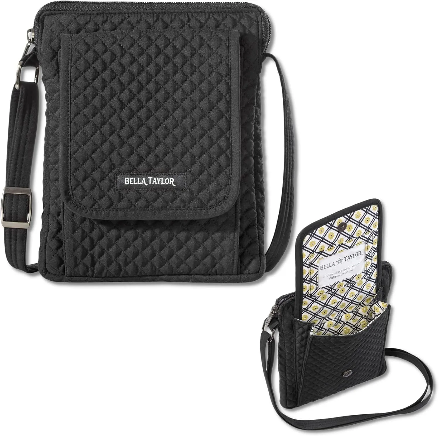 Bella Taylor Mini Crossbody Purse with Built In Wallet