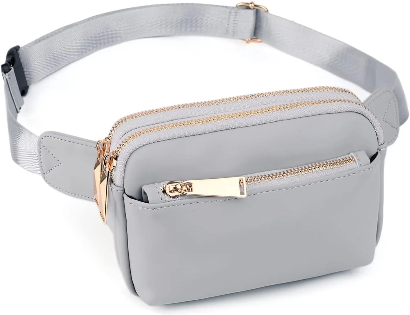 Belt Bag for Women Crossbody Trendy Fanny Pack Ladies Small Waist Bum Pack Chest Purse with Adjustable Strap