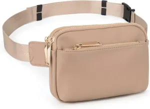 Belt Bag for Women Crossbody Trendy Fanny Pack Ladies Small Waist Bum Pack Chest Purse with Adjustable Strap