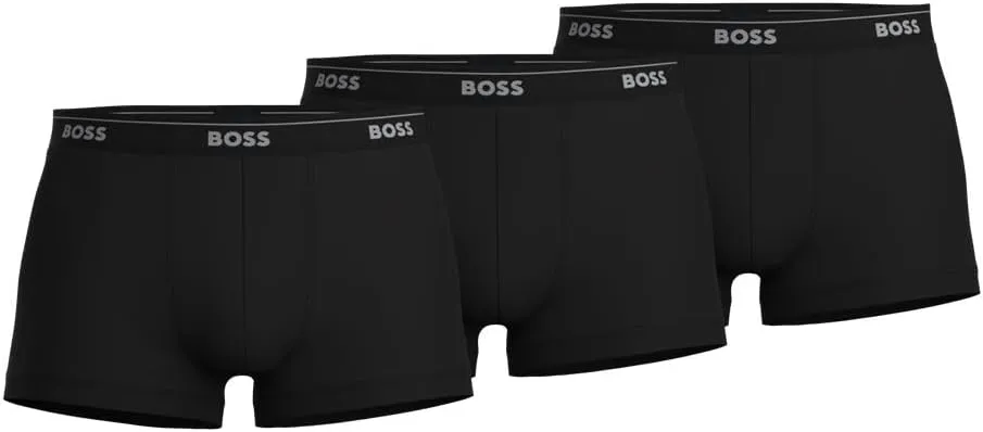 BOSS Men's Classic Cotton 3 Pack Trunks
