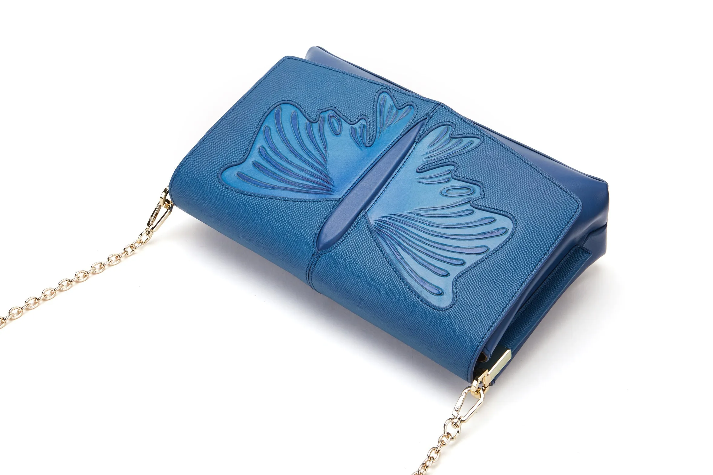 Butterfly Blue Crossbody