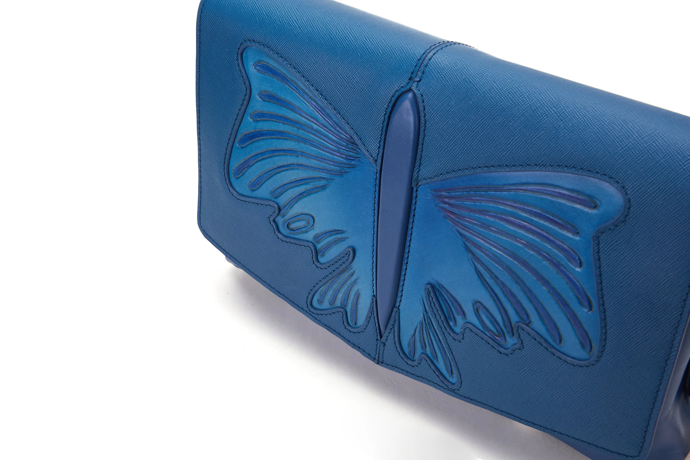 Butterfly Blue Crossbody