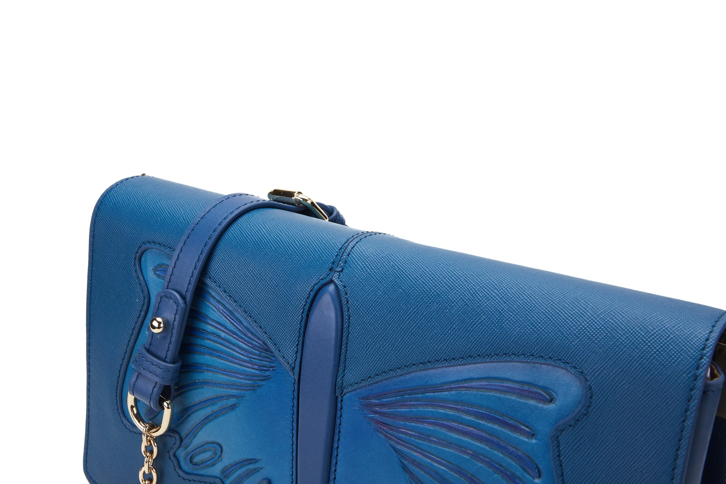 Butterfly Blue Crossbody