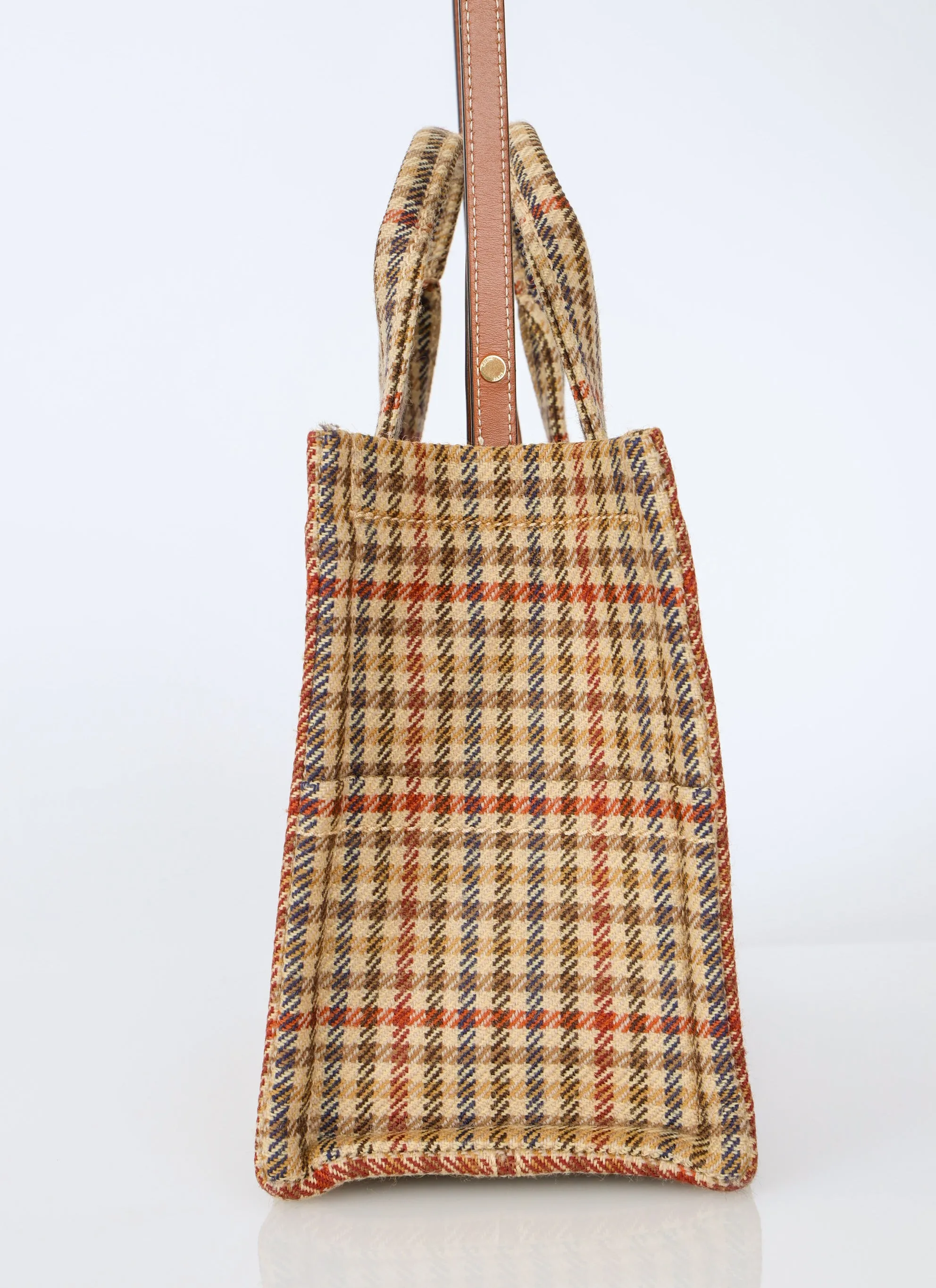Celine Tweed Canvas Thais Mini Tote