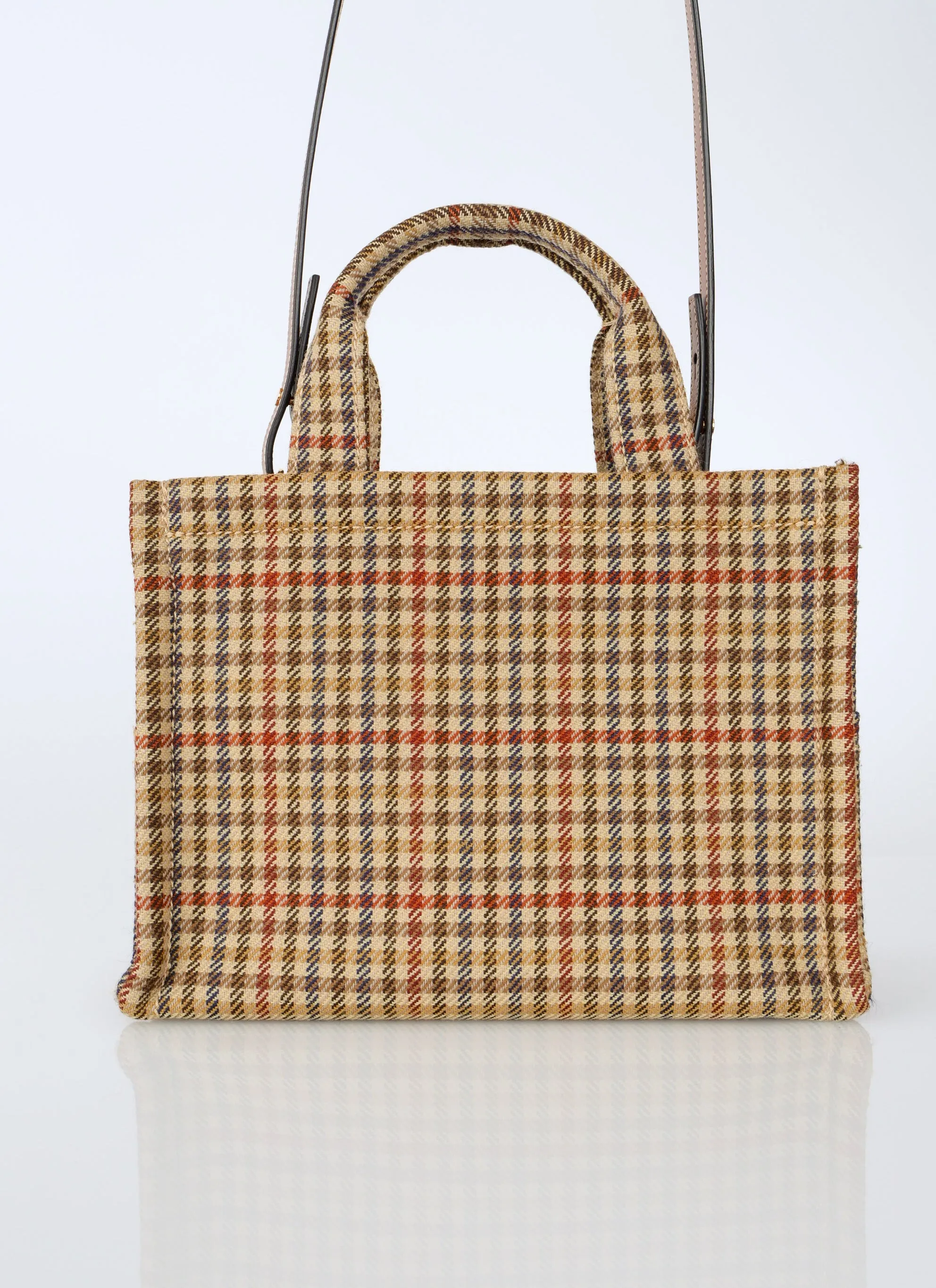 Celine Tweed Canvas Thais Mini Tote