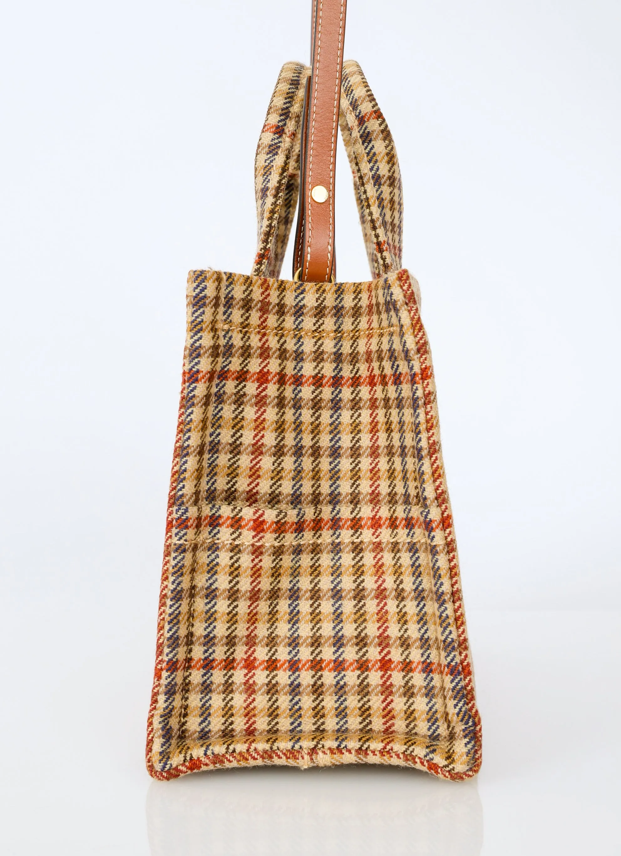 Celine Tweed Canvas Thais Mini Tote