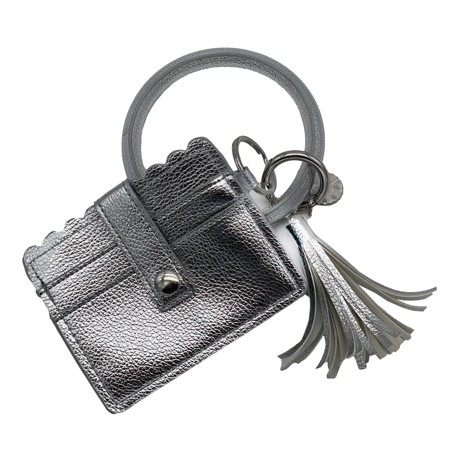 CL-7848 WRISTLET ID WALLET SILVER