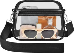 Clear Bag for Stadium Events Mini Small Clear Purse Clear Bag for Stadium Events Concert Sport Work