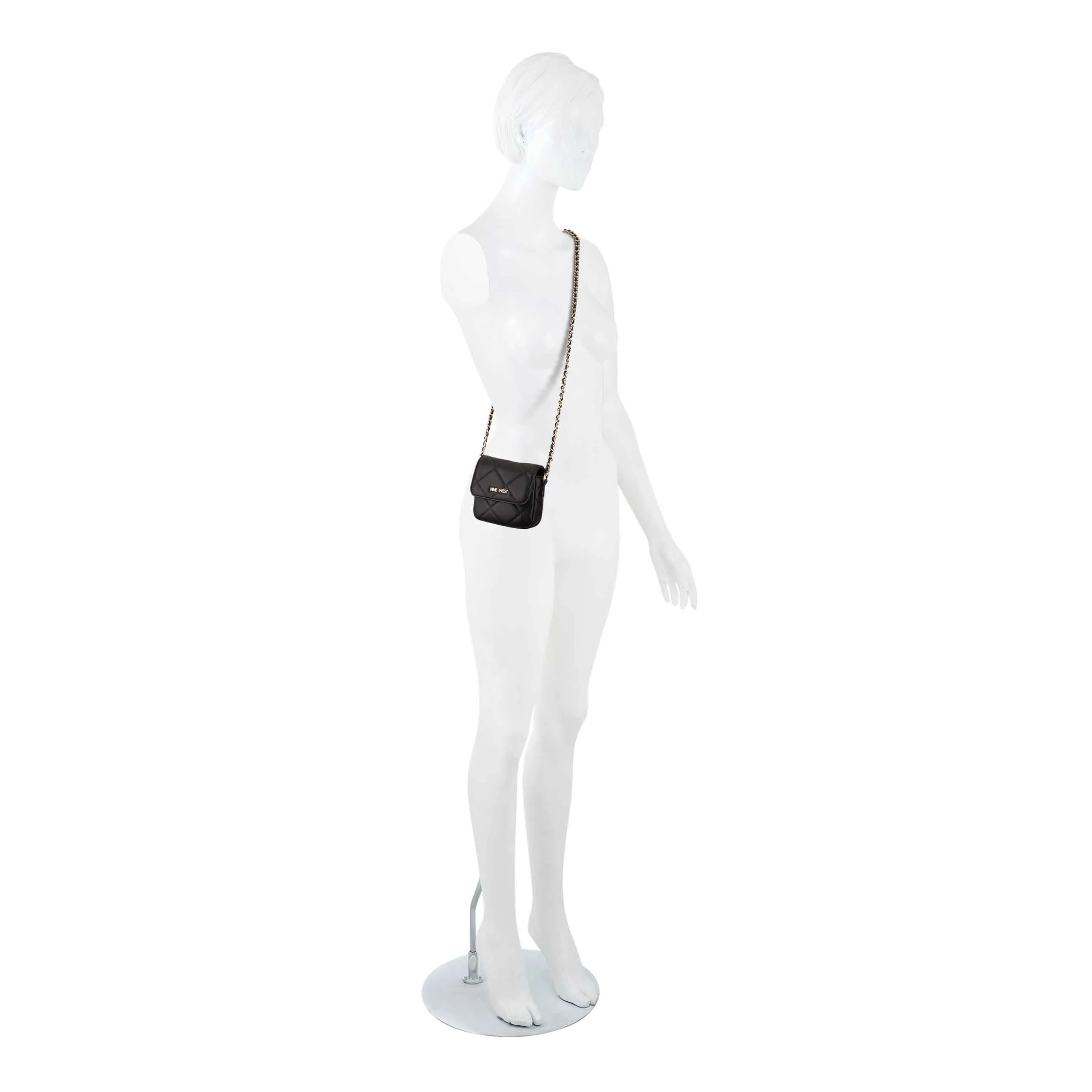 Crescent mini crossbody flap