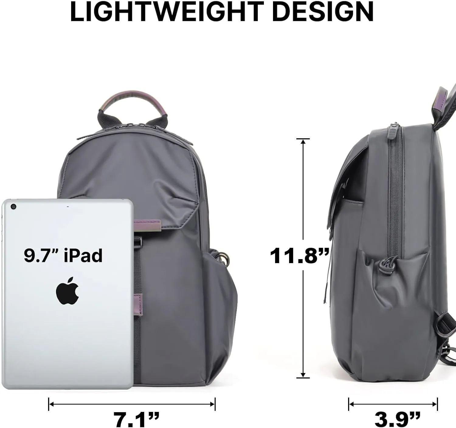 Crossbody Sling Backpack Sling Bag Travel Hiking Chest Bag DaypackWater-Resistant (gray, small)