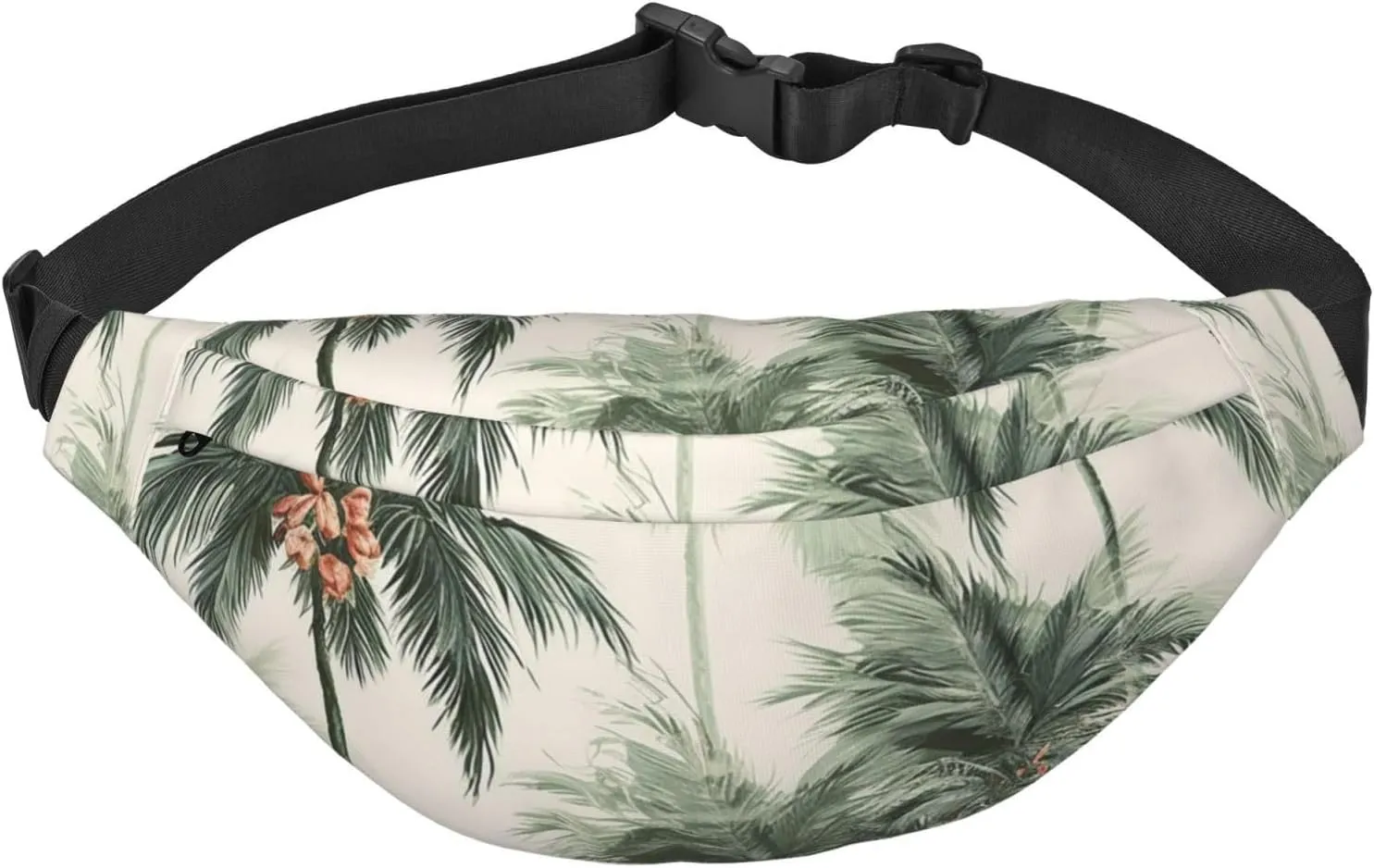 Fanny Pack for Women Mem Fashion Waist Packs Crossbody Tropical Palm Trees Belt Bag with Adjustable Strap Waist Bag