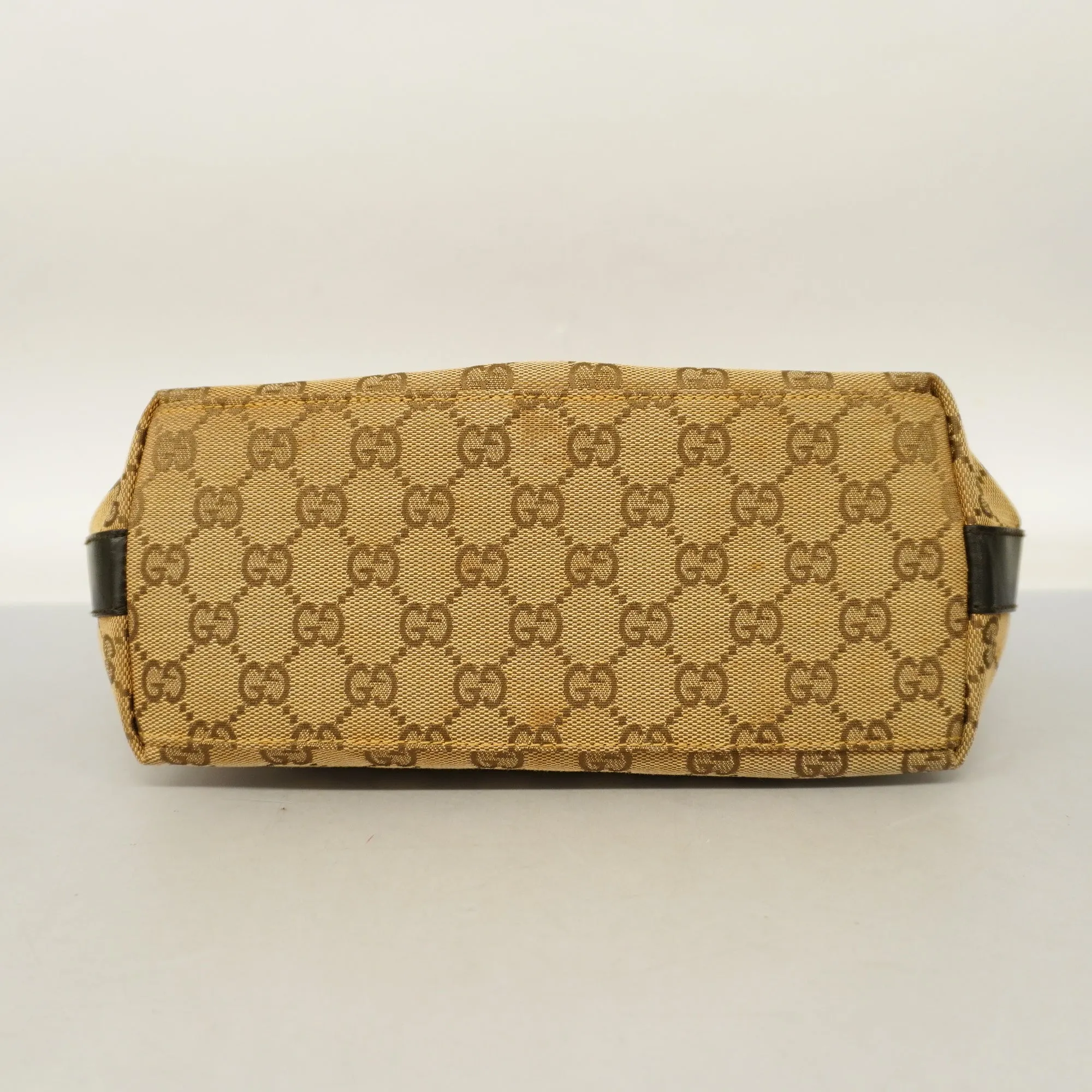GUCCI  GG Canvas Handbag 000 0602 Women's Handbag Beige,Brown