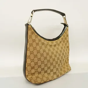GUCCI  GG Canvas Handbag 000 0602 Women's Handbag Beige,Brown