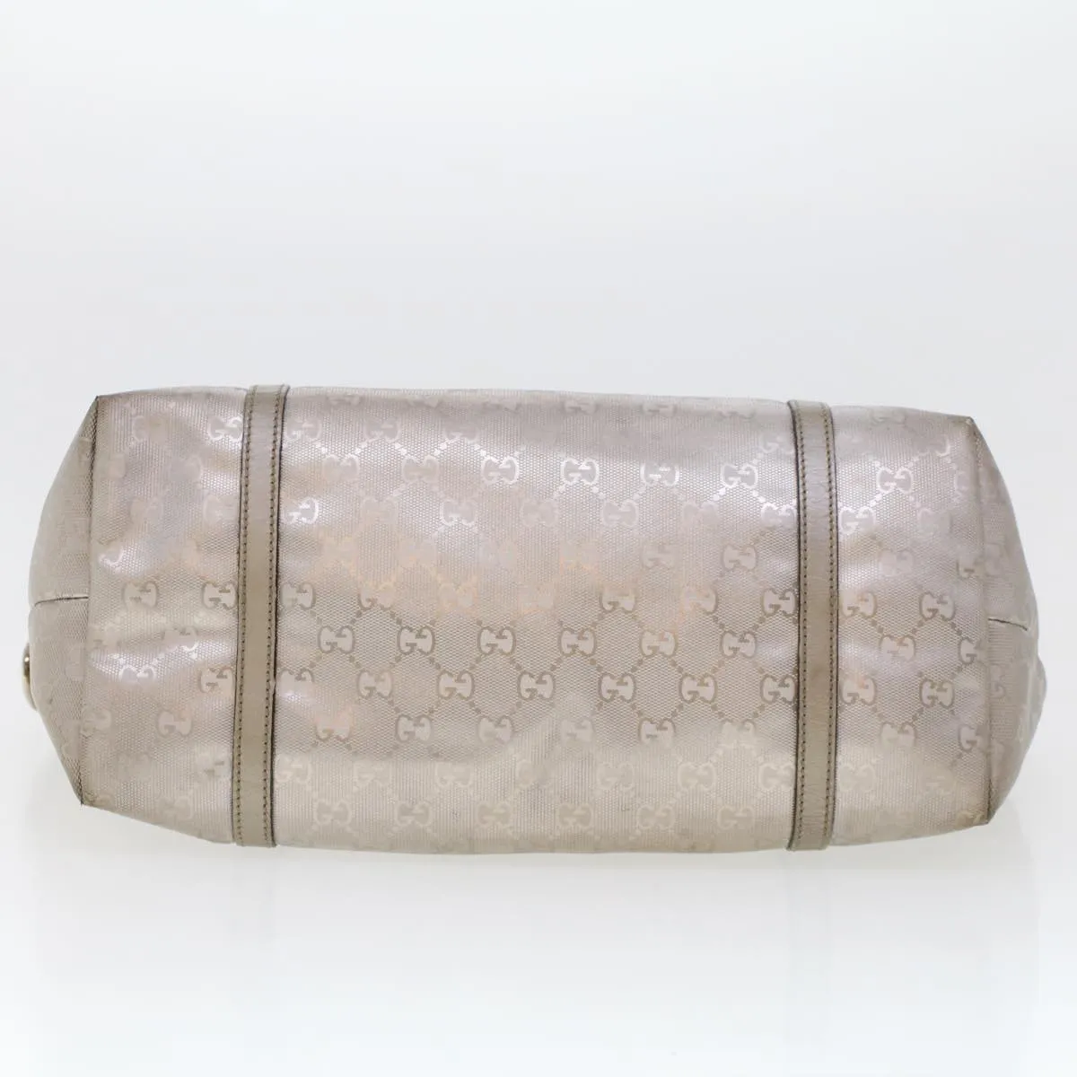 GUCCI GG Canvas Shoulder Bag Silver 197953  uy130