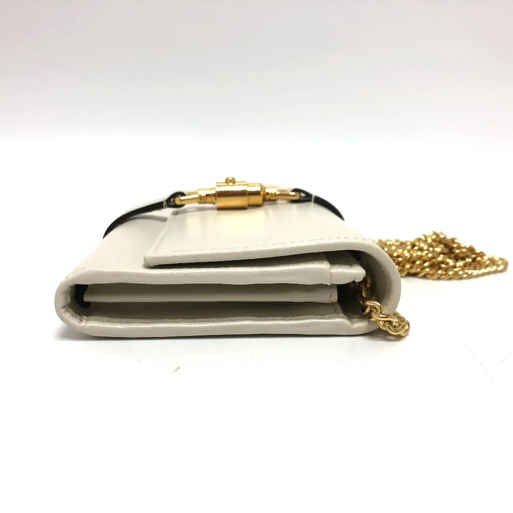 GUCCI Long Wallet Purse 652681 leather white Jackie 1961 Women Used
