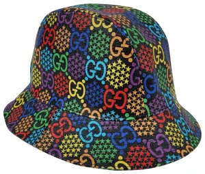 GUCCI PSYCHEDELIC GG STAR PRINT FEDORA