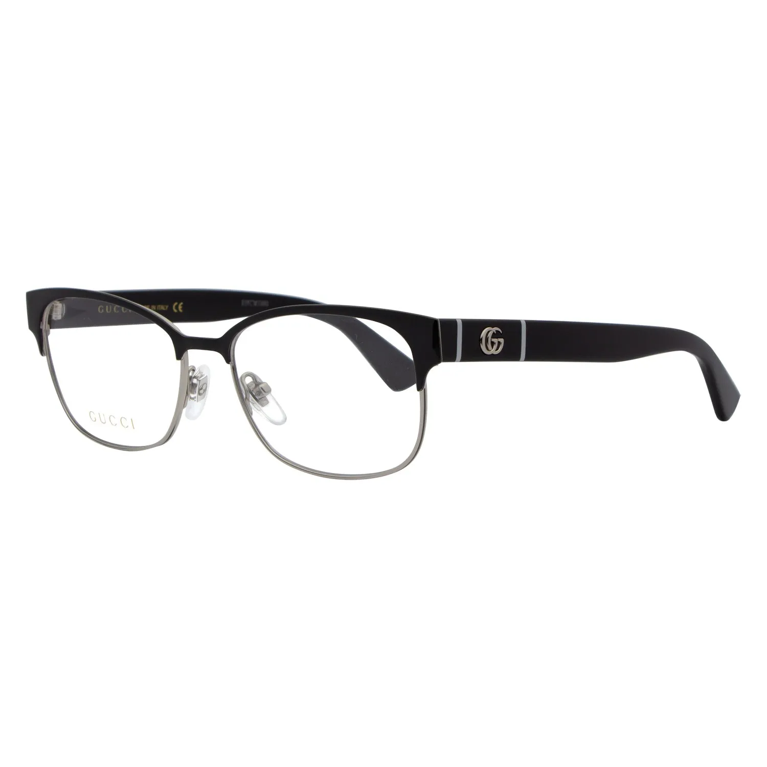 Gucci Rectangular Eyeglasses GG0751O 004 Black 53mm 751