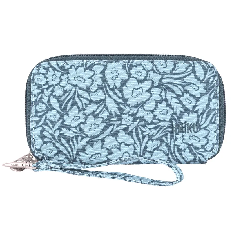 Haiku Intrepid RFID Wallet in Rosewood, Stone Gray, Cherry Blossom, River RockBlue, Gray Poplar & Black