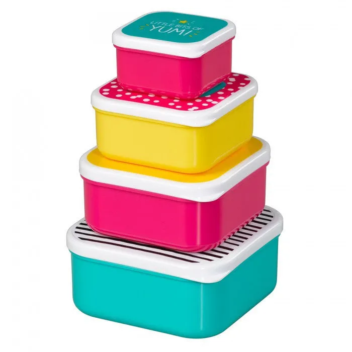 HAPPY JACKSON SET OF 4 HEALTHY SNACK BOXES