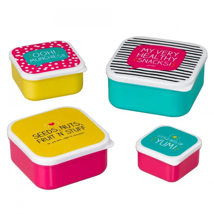 HAPPY JACKSON SET OF 4 HEALTHY SNACK BOXES