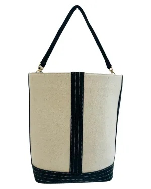 HARLEM CANVAS BUCKET BAG black