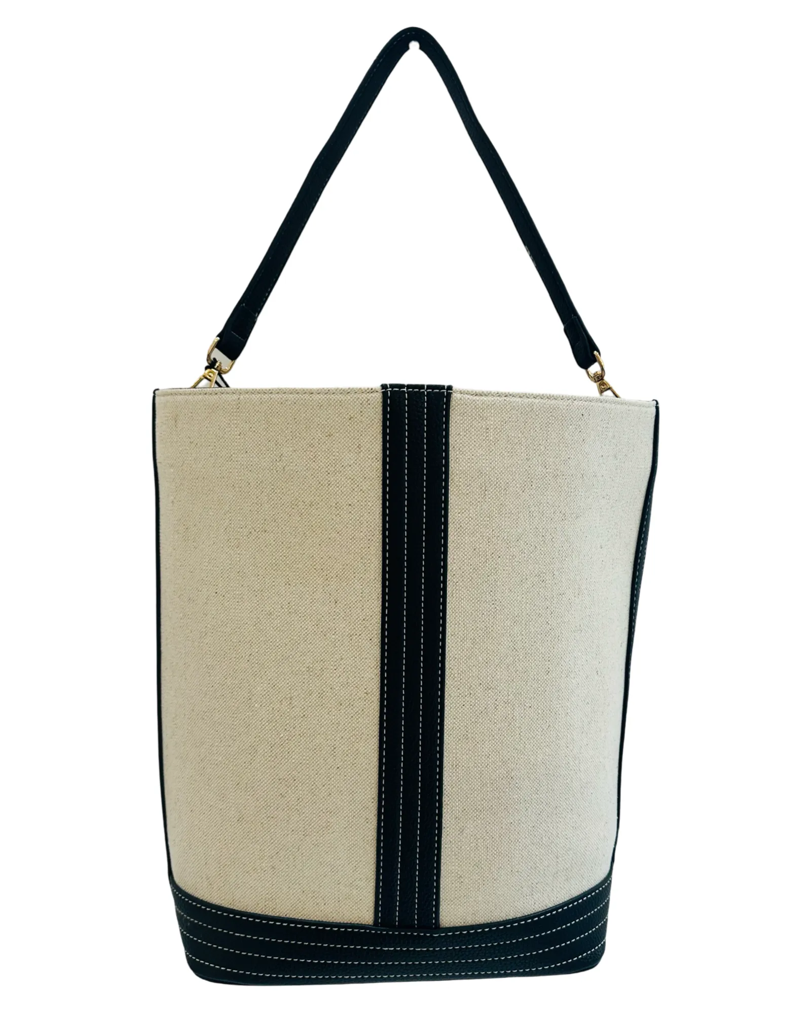 HARLEM CANVAS BUCKET BAG black