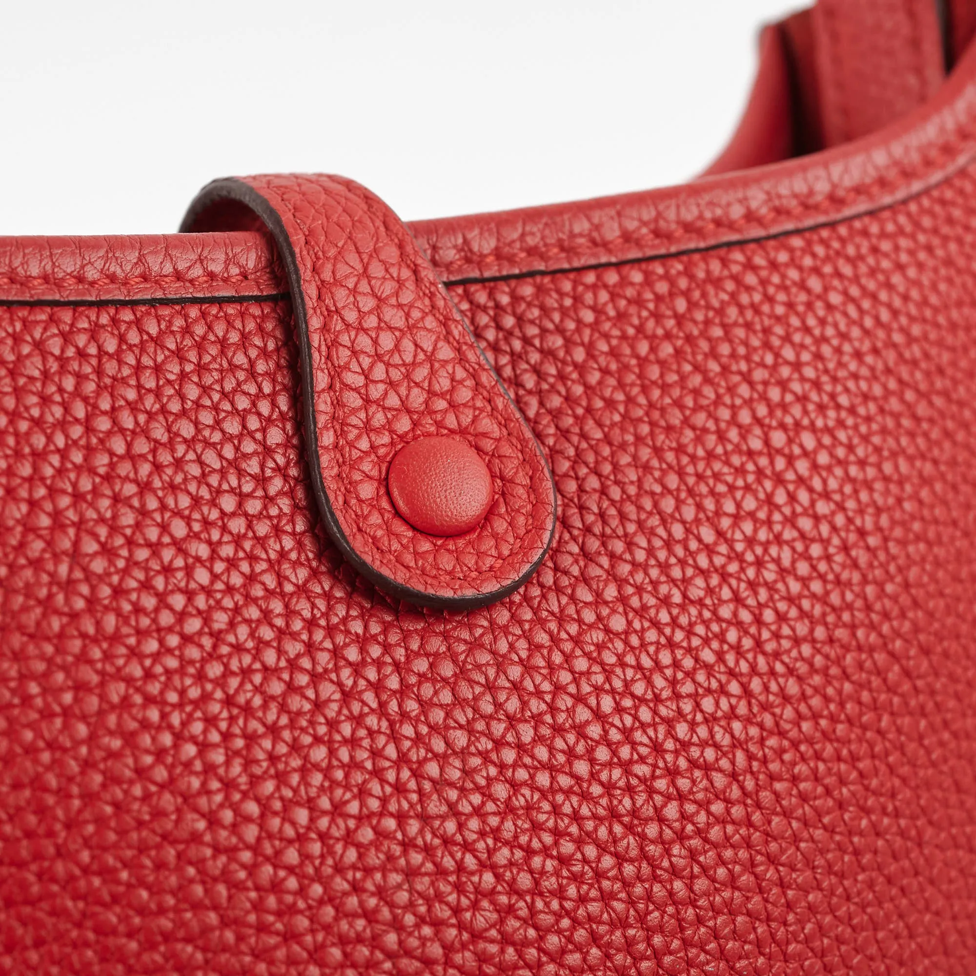 Hermes Mini Evelyn Rouge Coeur D Stamp