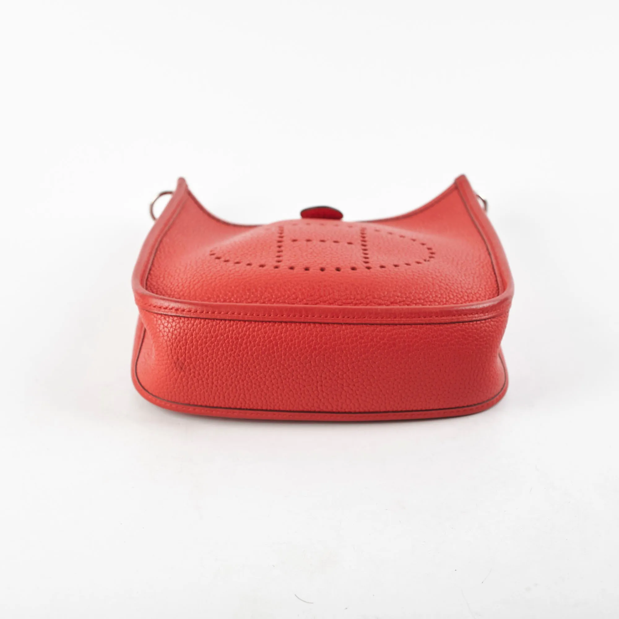 Hermes Mini Evelyn Rouge Coeur D Stamp