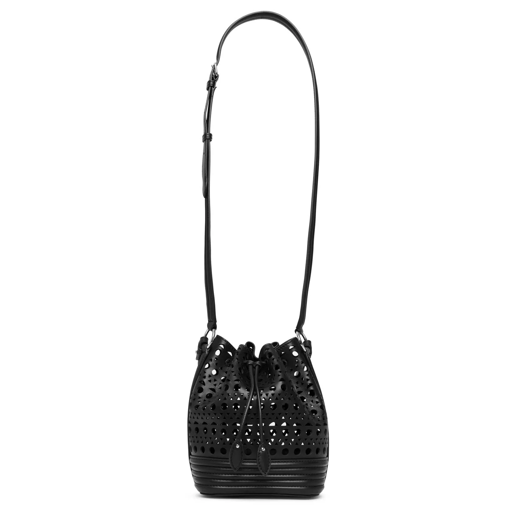 Le Seau Small black vienne bucket bag