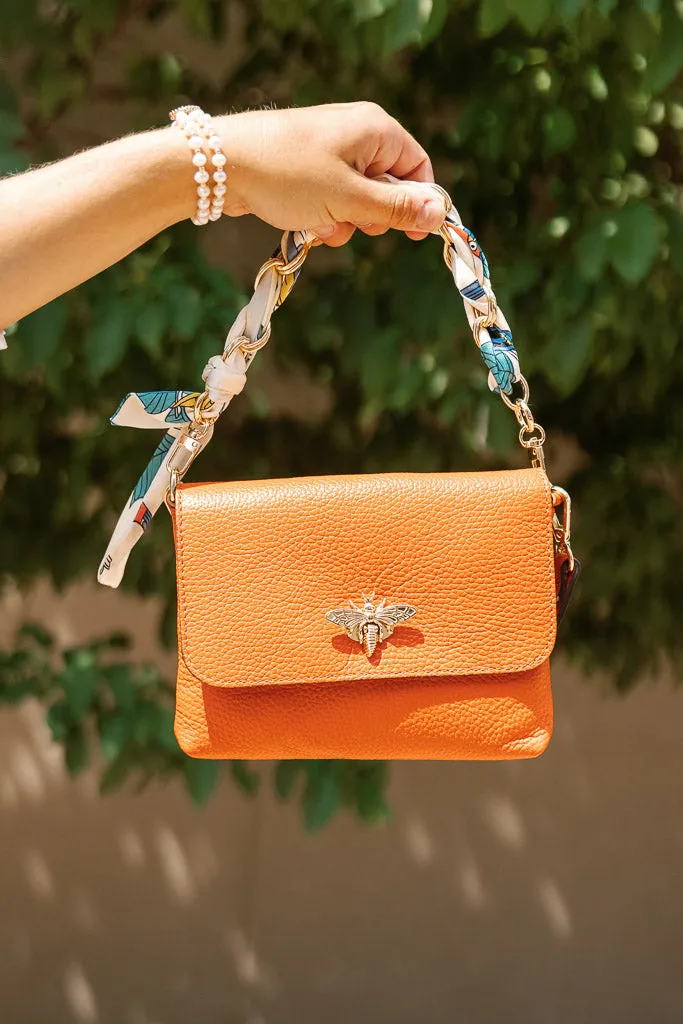 Liza Pebbled Leather Crossbody/Clutch