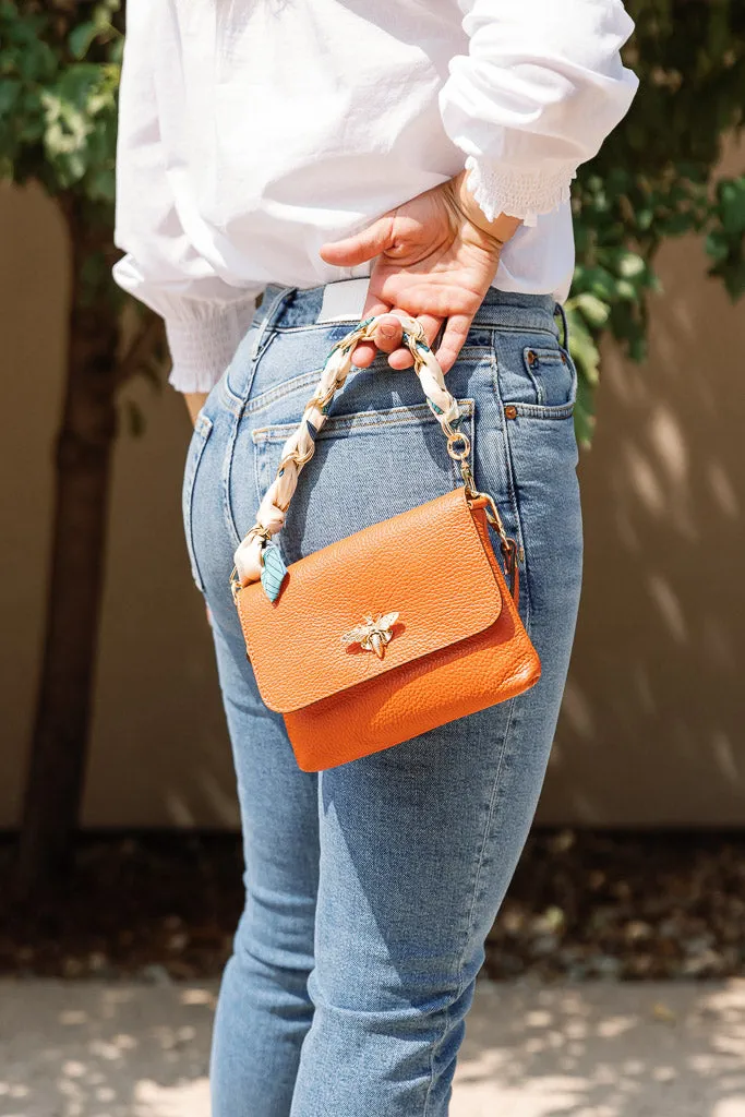 Liza Pebbled Leather Crossbody/Clutch