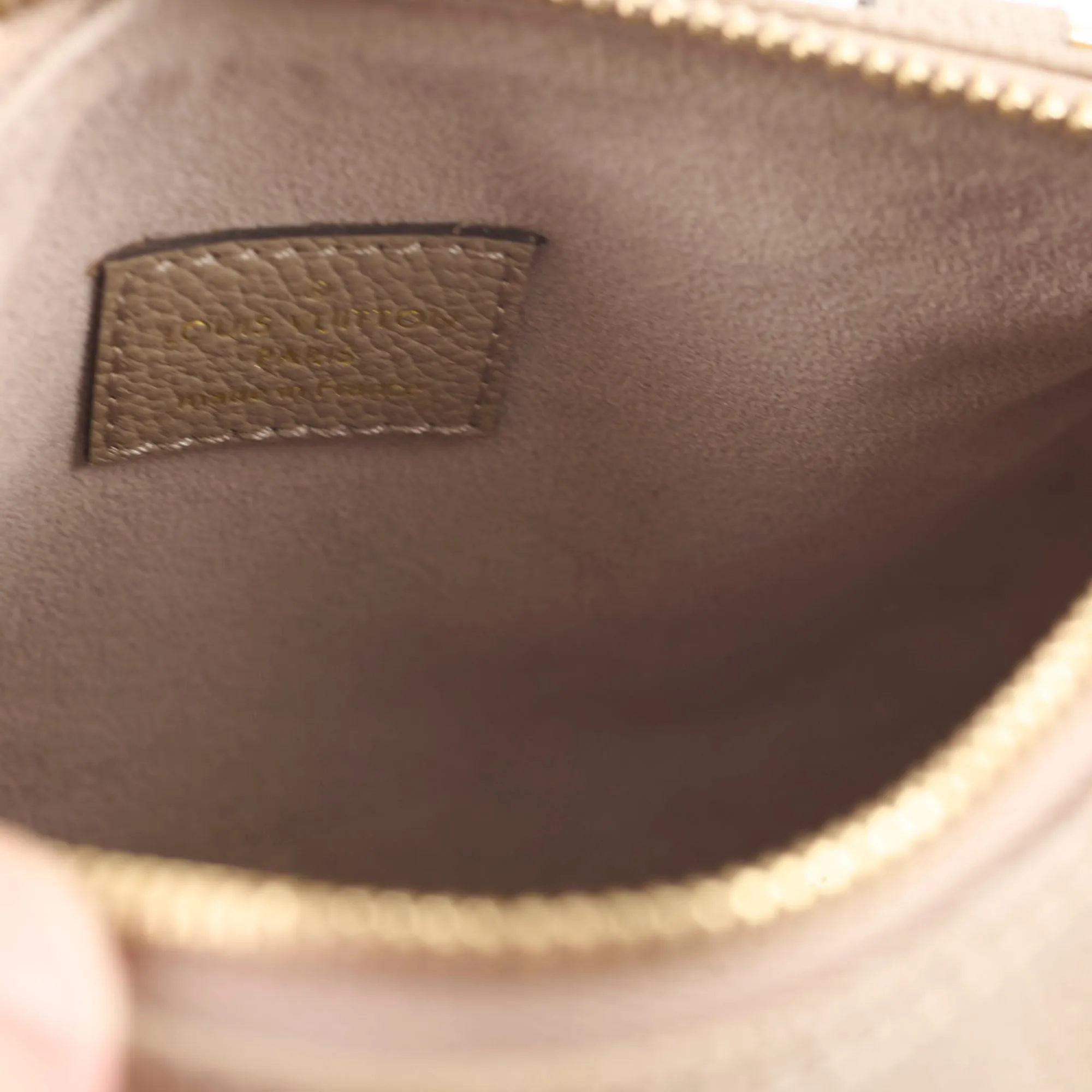 Louis Vuitton Nano Speedy Empreinte Grey/Cream