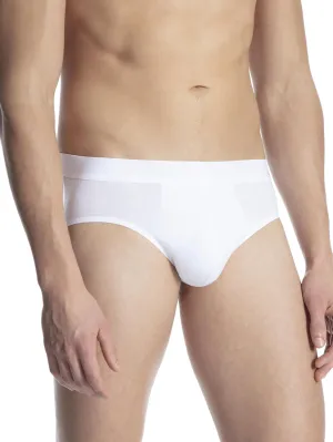 Men's Cotton Code Mini Brief, 22090, White, M