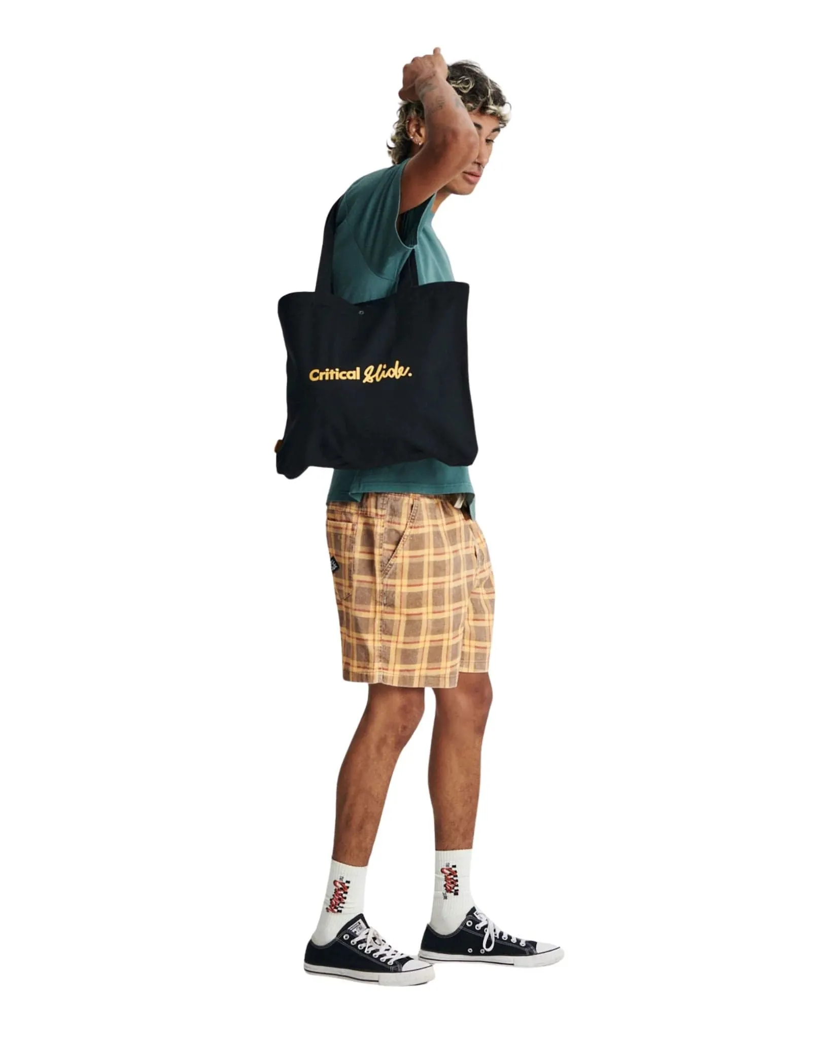 Mens Morning Tote Bag - Black