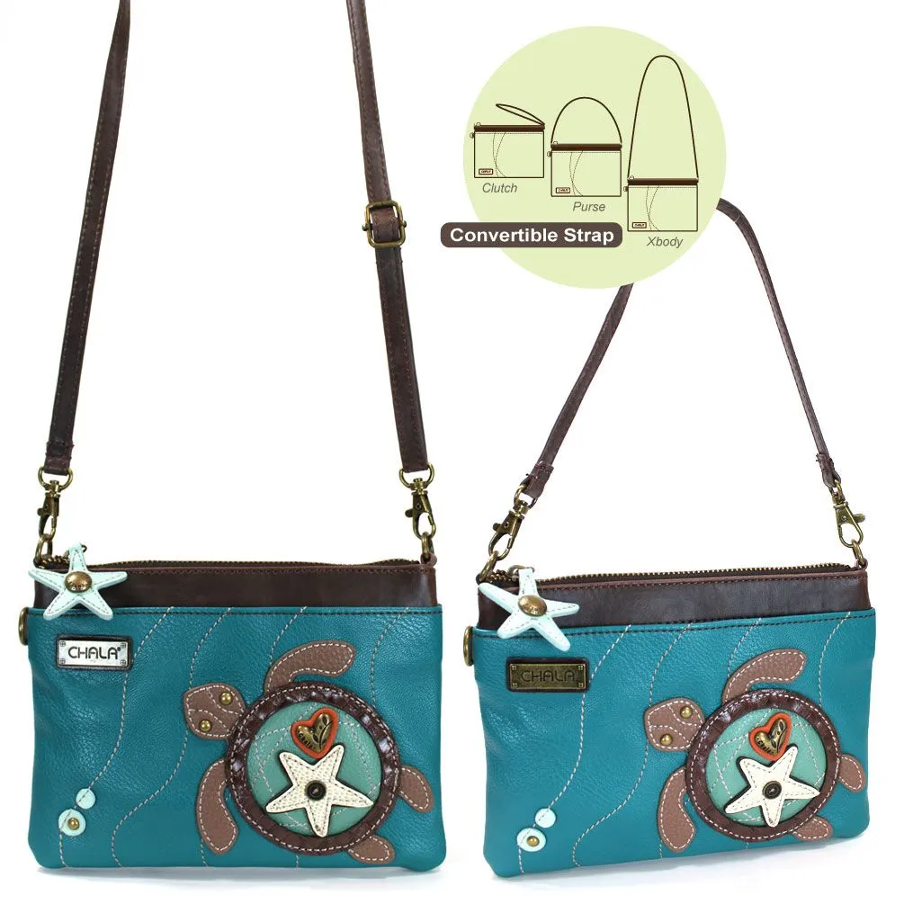 Mini Crossbody - Sea Turtle (Turquoise)