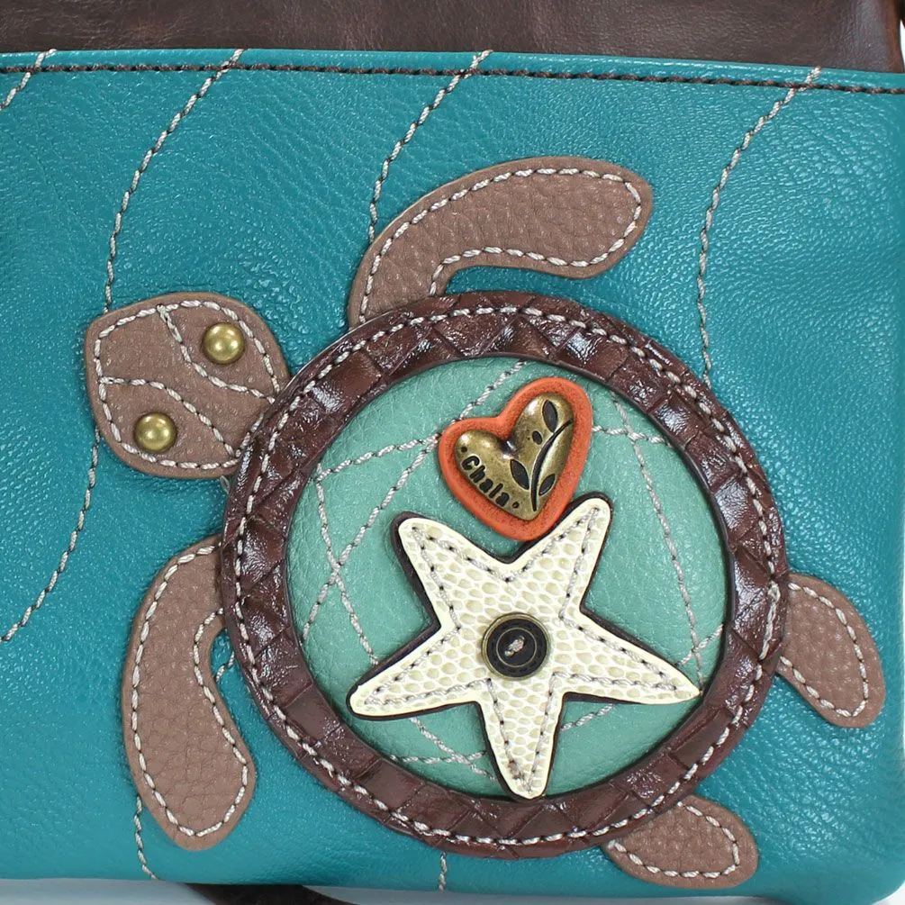 Mini Crossbody - Sea Turtle (Turquoise)