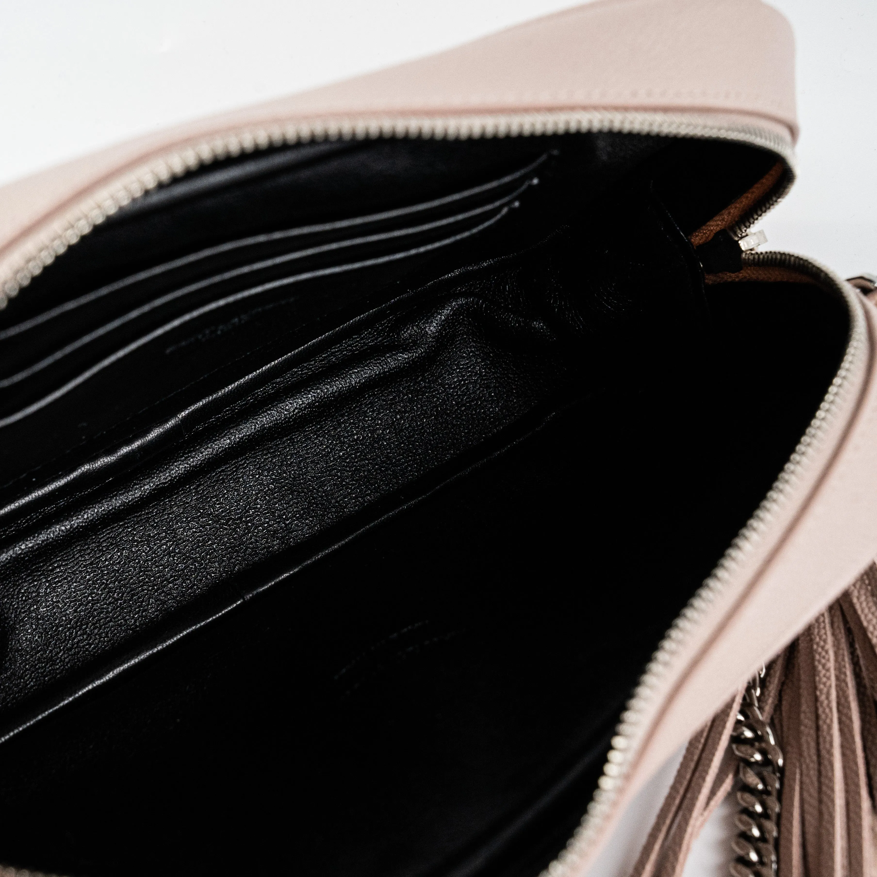 Saint Laurent Mini Lou Camera Pink Crossbody Bag