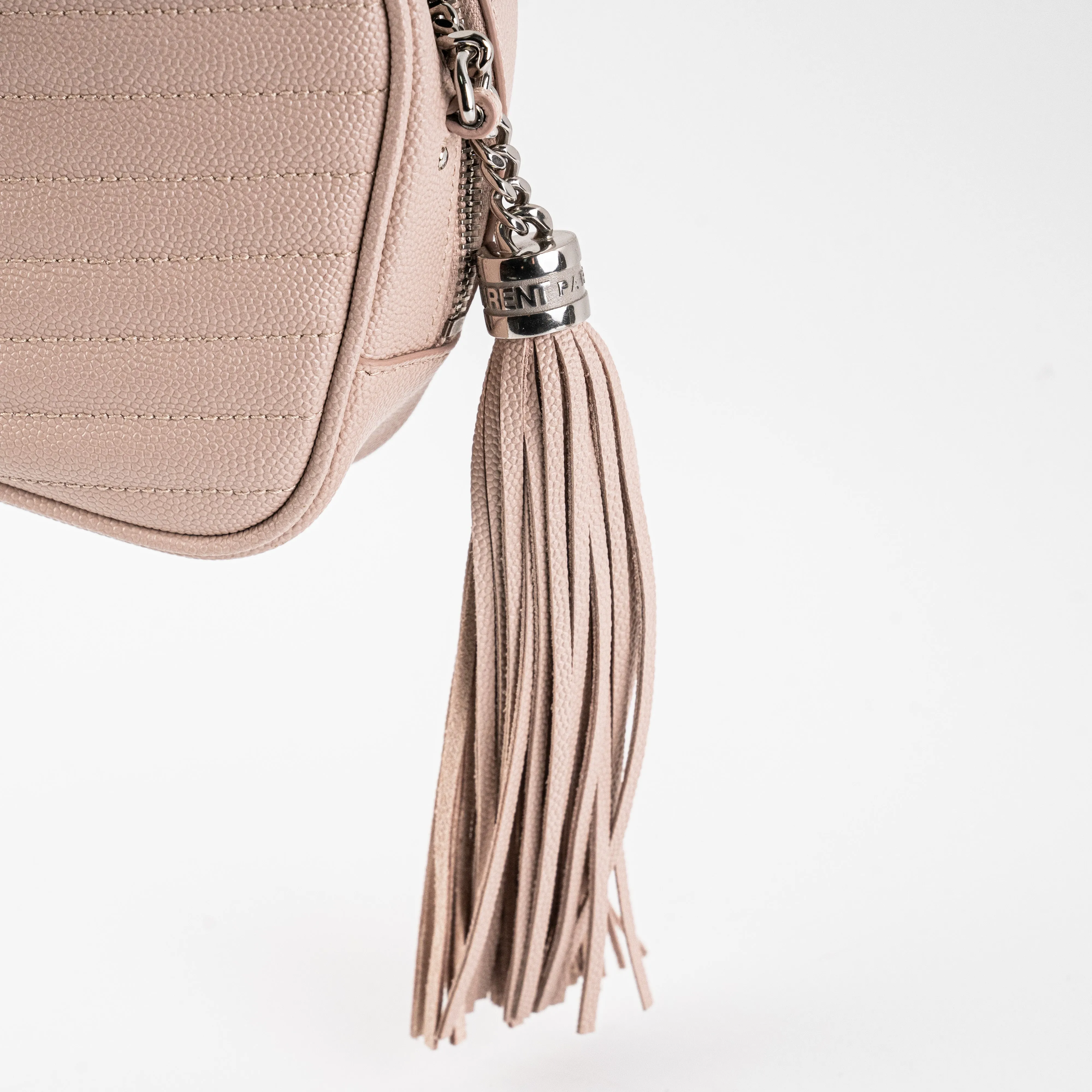 Saint Laurent Mini Lou Camera Pink Crossbody Bag