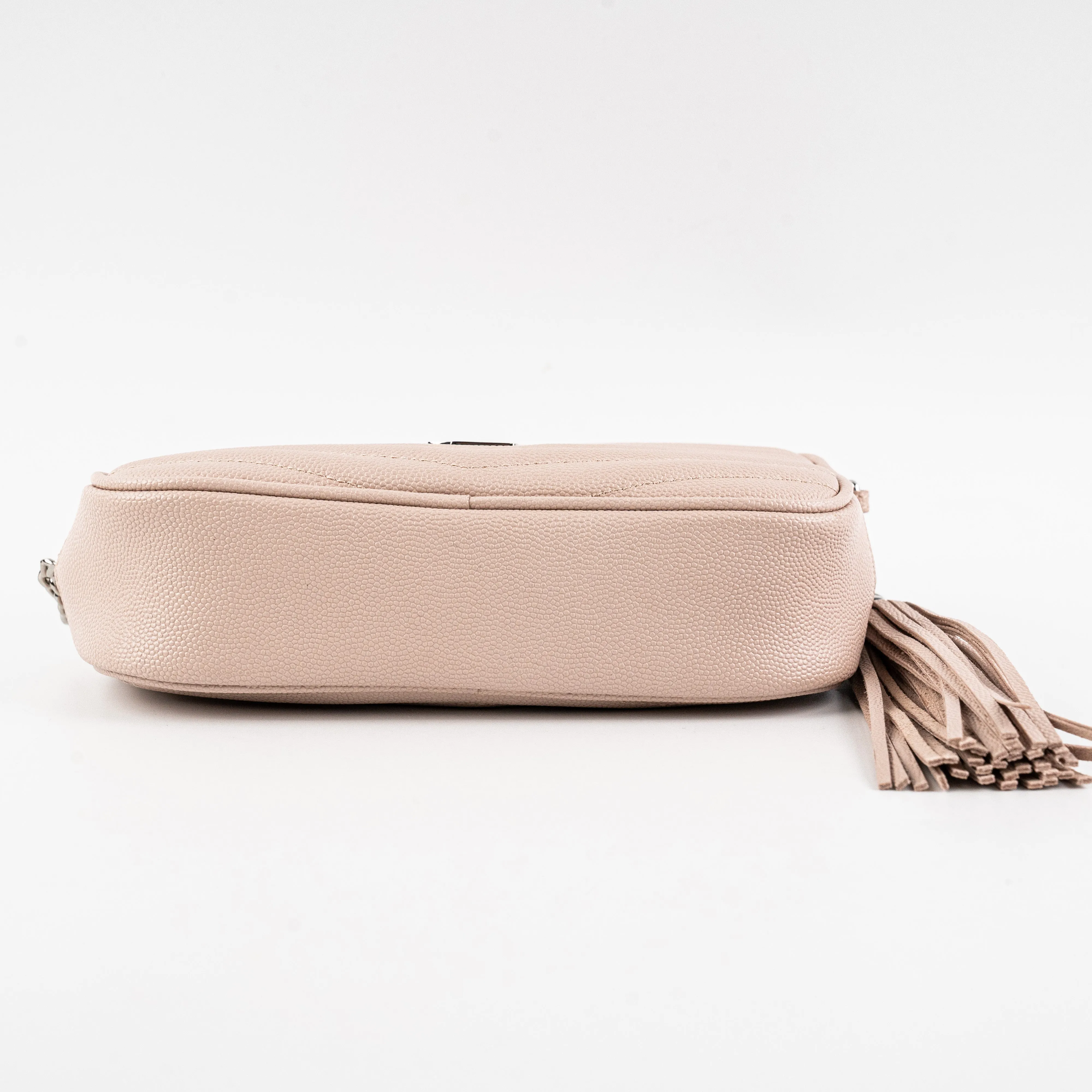 Saint Laurent Mini Lou Camera Pink Crossbody Bag