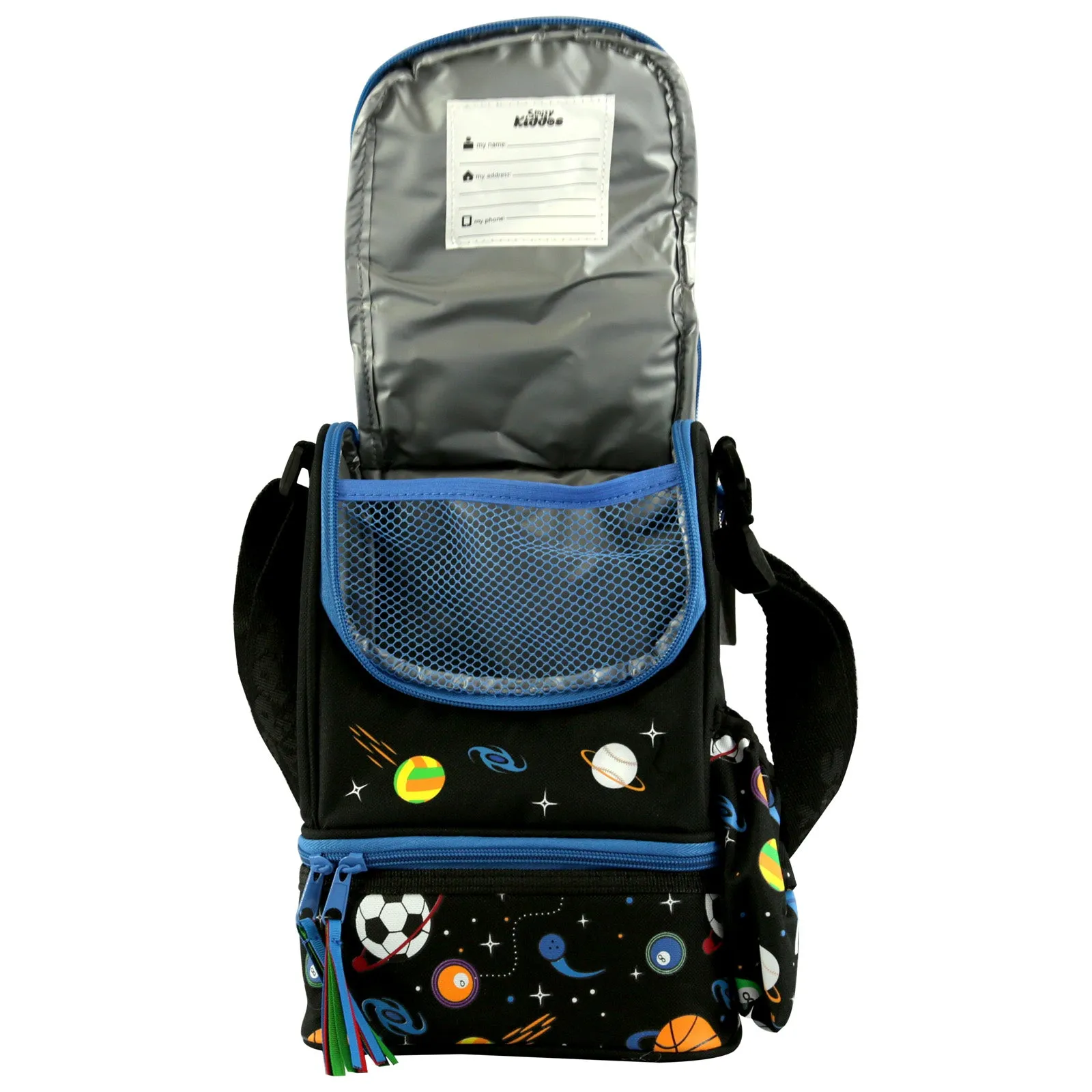 Smily Kiddos Strap Lunch Bag - Black