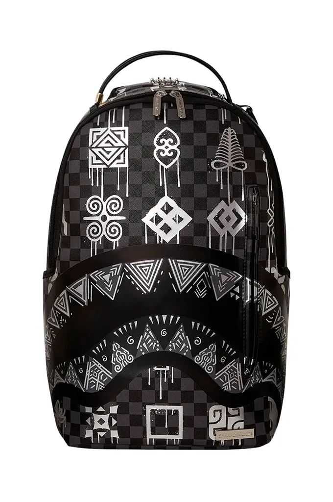 Sprayground A.I. African Intelligence Shark Glyphs DLXSV Backpack