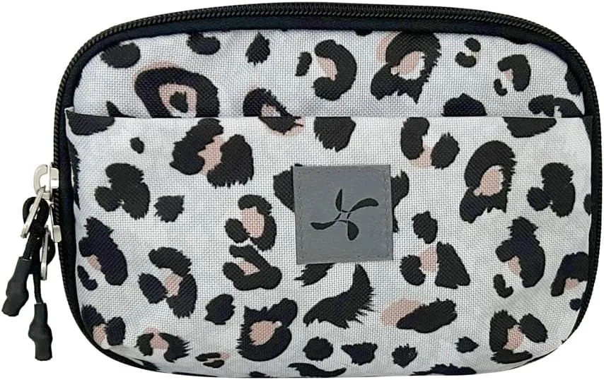 Sugar Medical Insulated Diabetes Supply Bag  Glucose Meter Case & Diabetic Organizer | Crossbody or Belt Bag for Insulin, Test Strips, Lancets & More. (Snow Leopard)