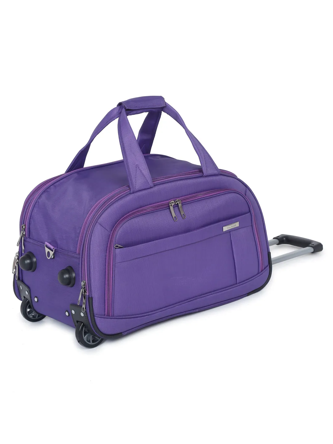 Teakwood Medium Trolley Bag - Purple
