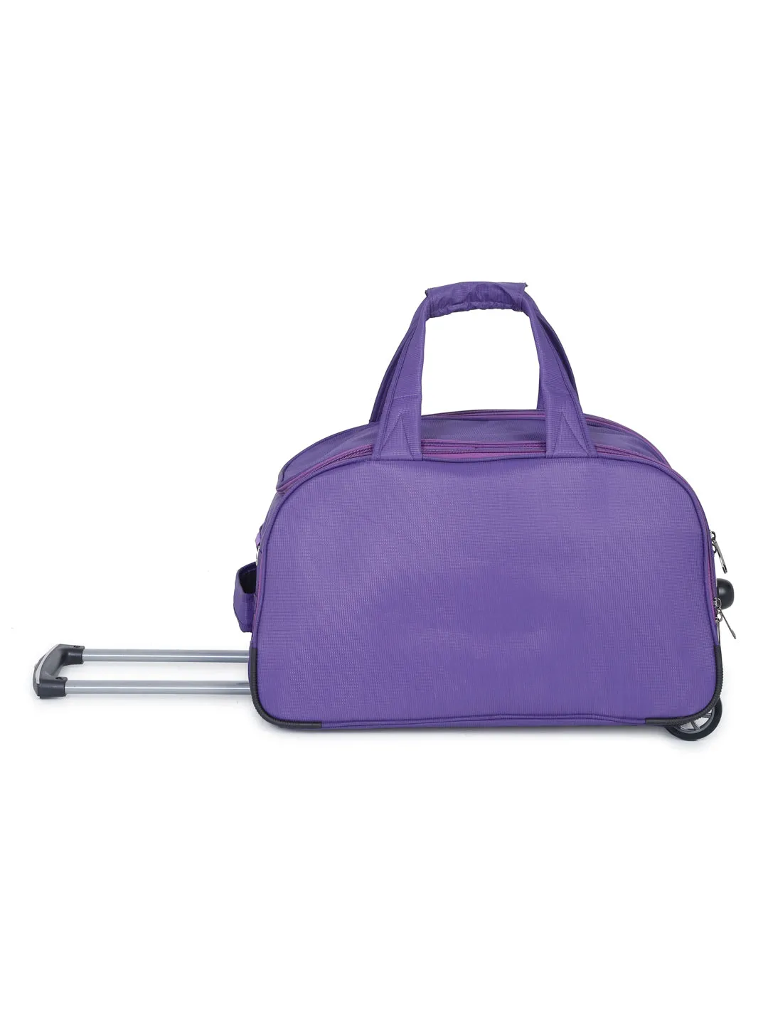 Teakwood Medium Trolley Bag - Purple