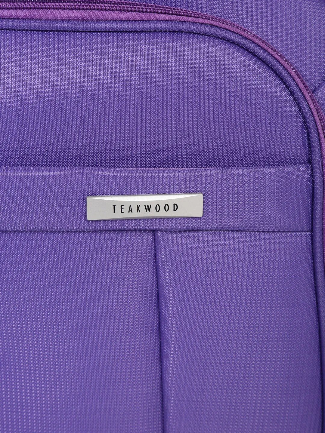 Teakwood Medium Trolley Bag - Purple