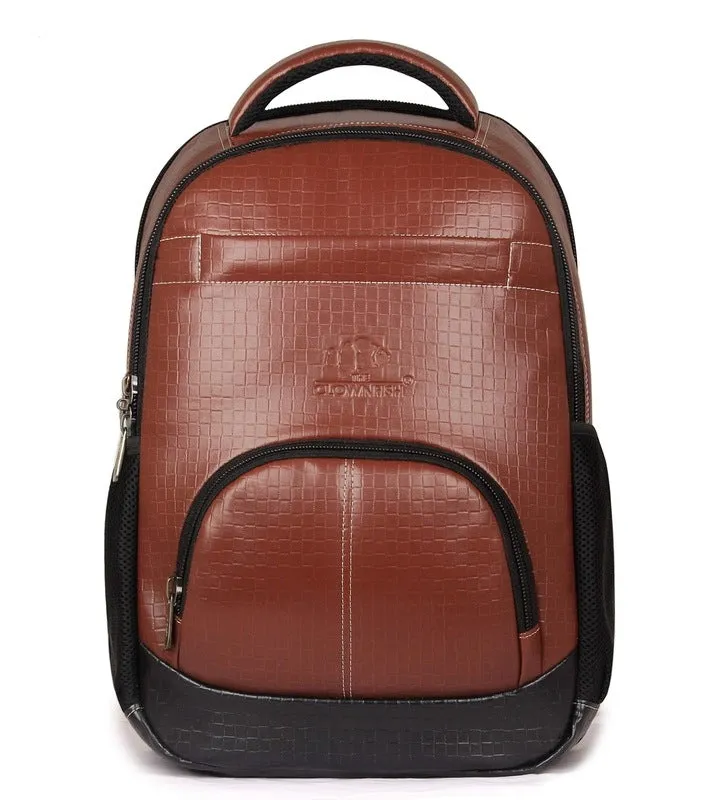 THE CLOWNFISH Fusion Series 25 litres Laptop Backpack for 14 Inch Laptops (Cinnamon)