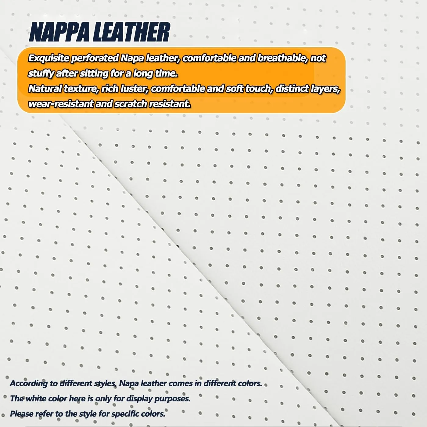 Universal Waterproof Nappa Leather Car Seat Covers - Full Set Protects & Keeps Front Rear Seats Clean - Comfortable & Fashionable Bucket Seat Protector Fits Most Cars, SUVs, Sedans -BlackAsh