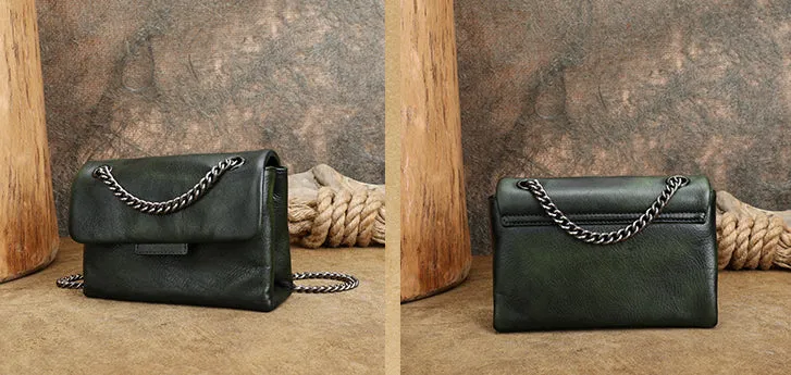 Vintage Ladies Side Bag Chain Shoulder Bag For Women